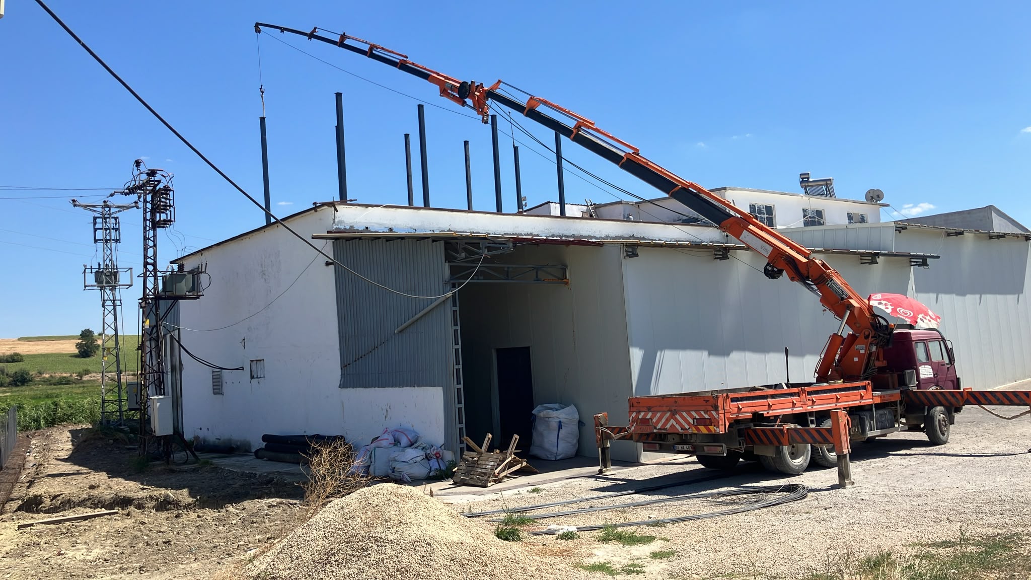 Öz Karaca Vinç çelik yapı çalışması